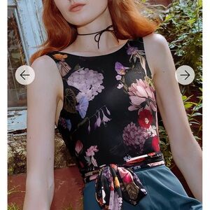 BlackMilk nymph it’s a wrap top sold out limited edition small NWT